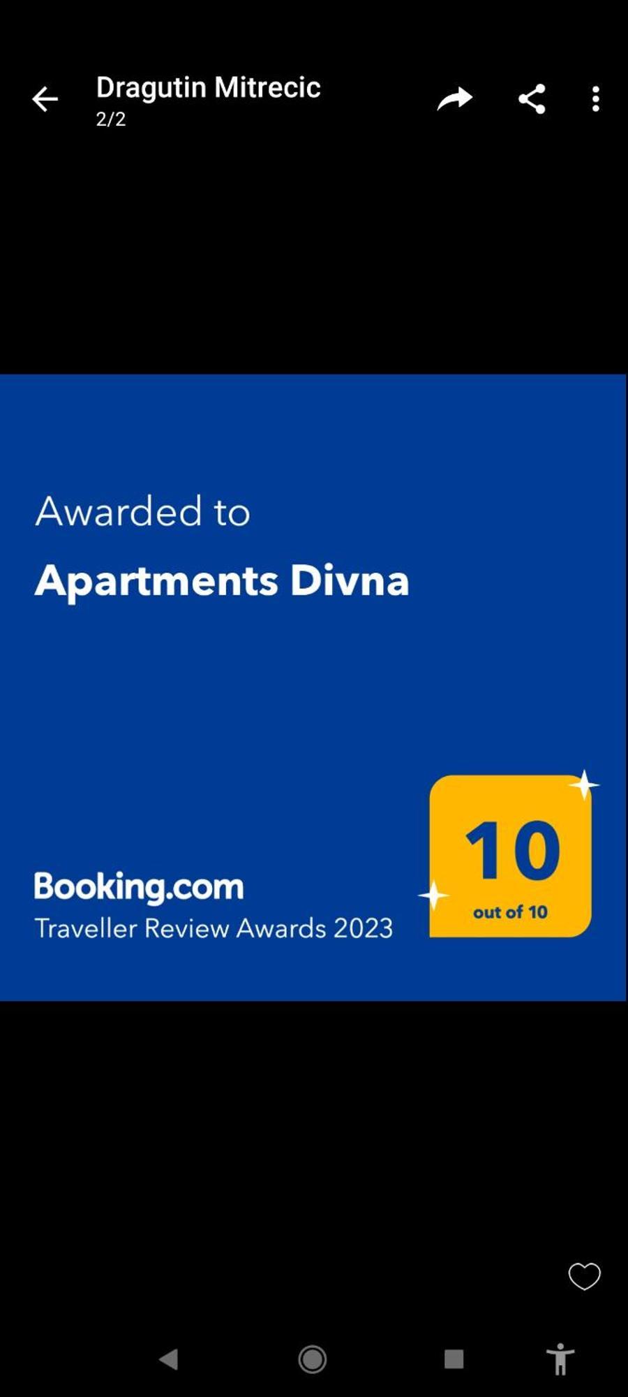 Apartments Divna Башка-Вода Екстер'єр фото